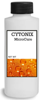 White bottle labeled Cytronix MicroCure