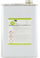 white steel canister labeled ABchimie 526UV LED