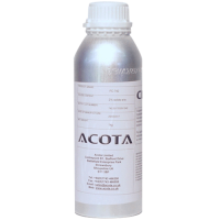 Aluminum bottle labeled Acota Certonal FC-742 2%