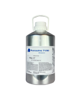 Aluminiumflasche mit weiß-blauem Etikett mit Aufschrift Puretecs Purosolve 71/00