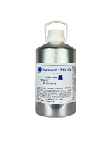 Aluminiumflasche mit Aufschrift Purocoat 17/02 UV